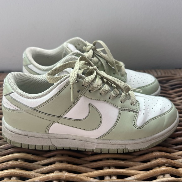 Nike Olive and White Sneakers - Picture 3 of 5
